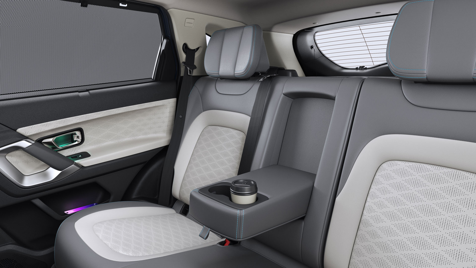 Rear seats of Harrier.ev